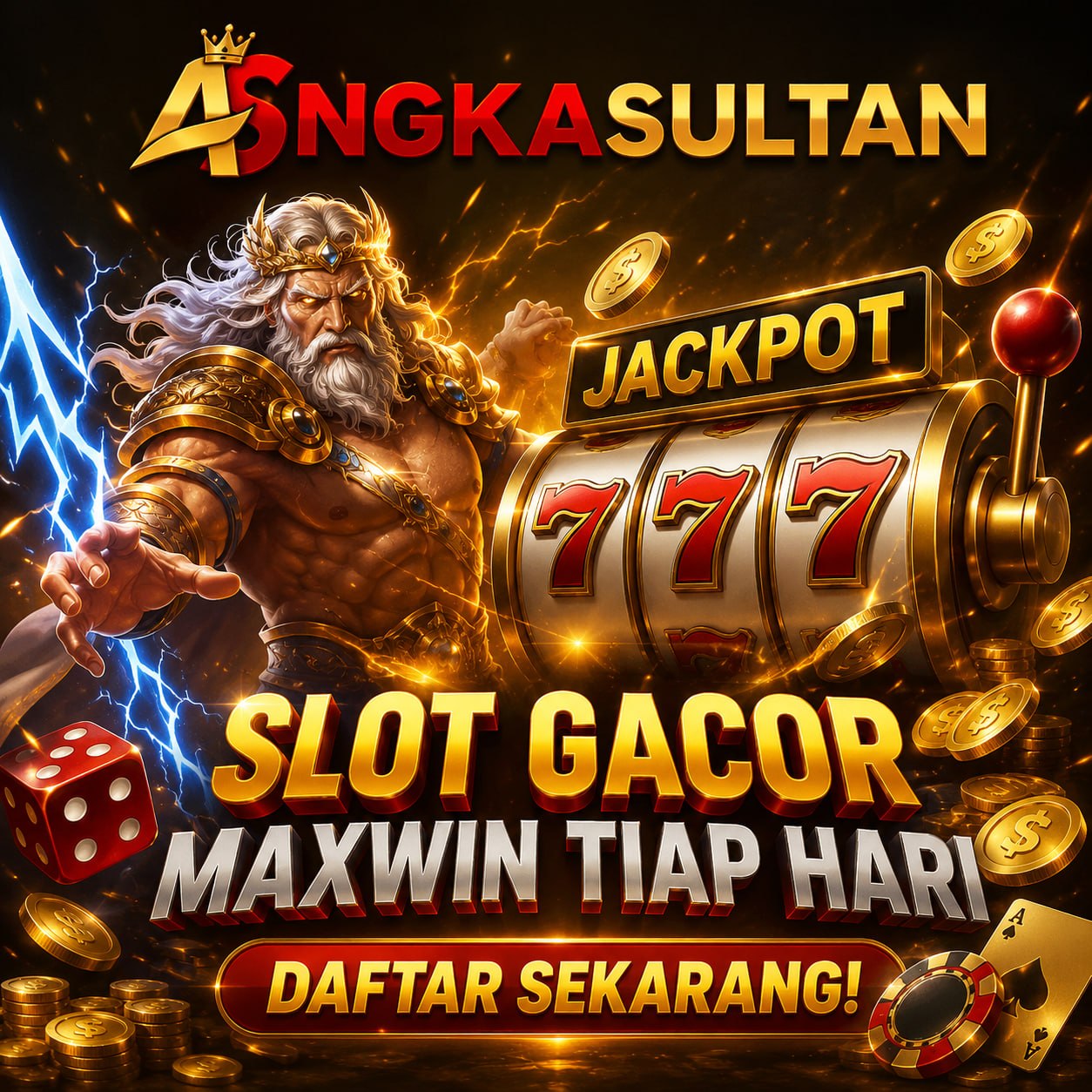 Tampilan platform permainan online ANGKASULTAN